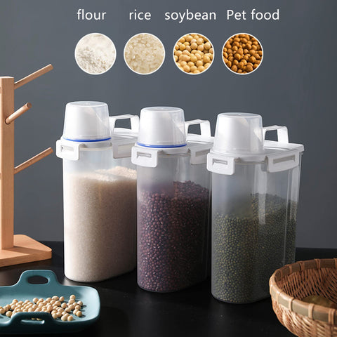 Jioko uso diario en cocina para arroz, cereal y snacks.