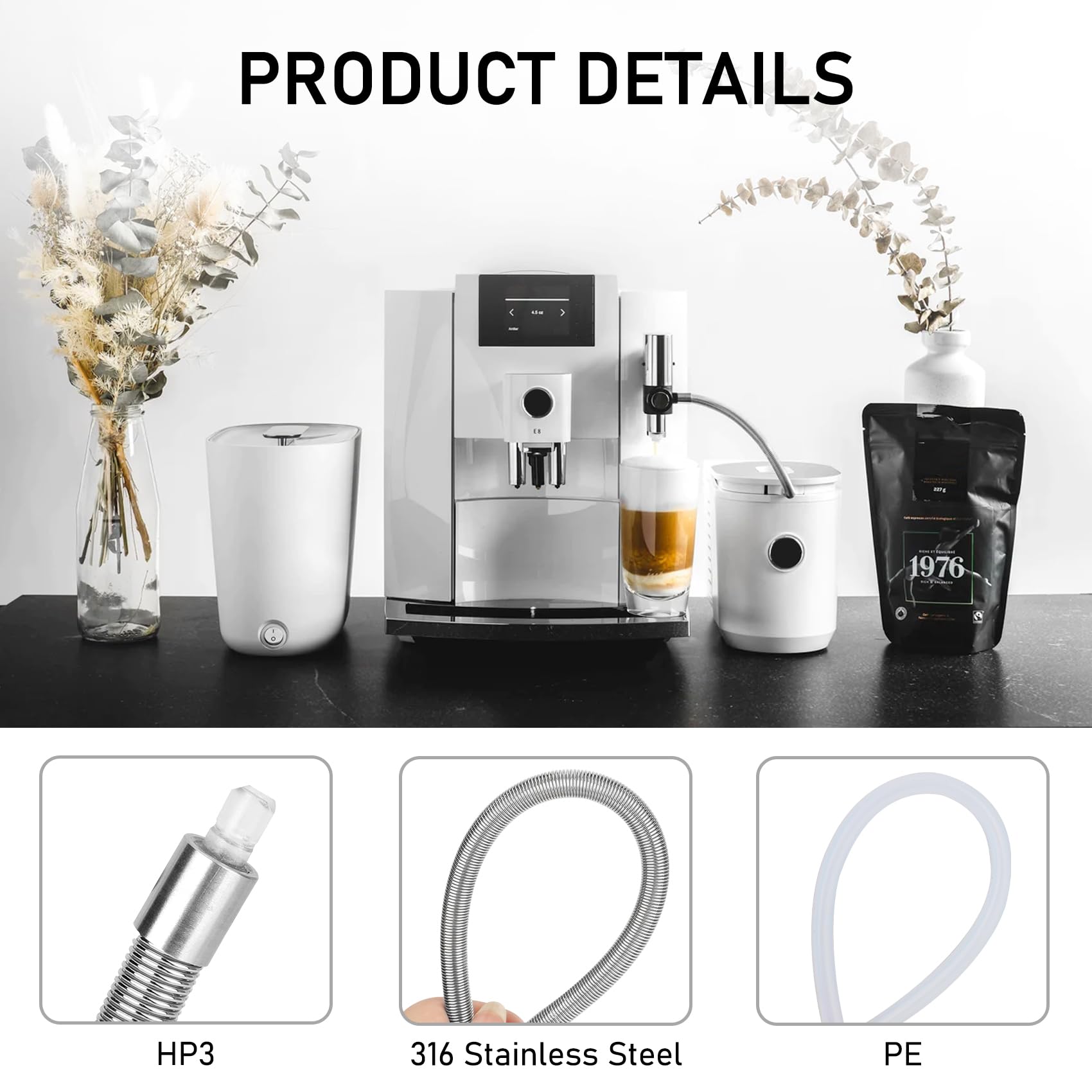 Adaptador HP3 de Jisculo para compatibilidad precisa con Jura