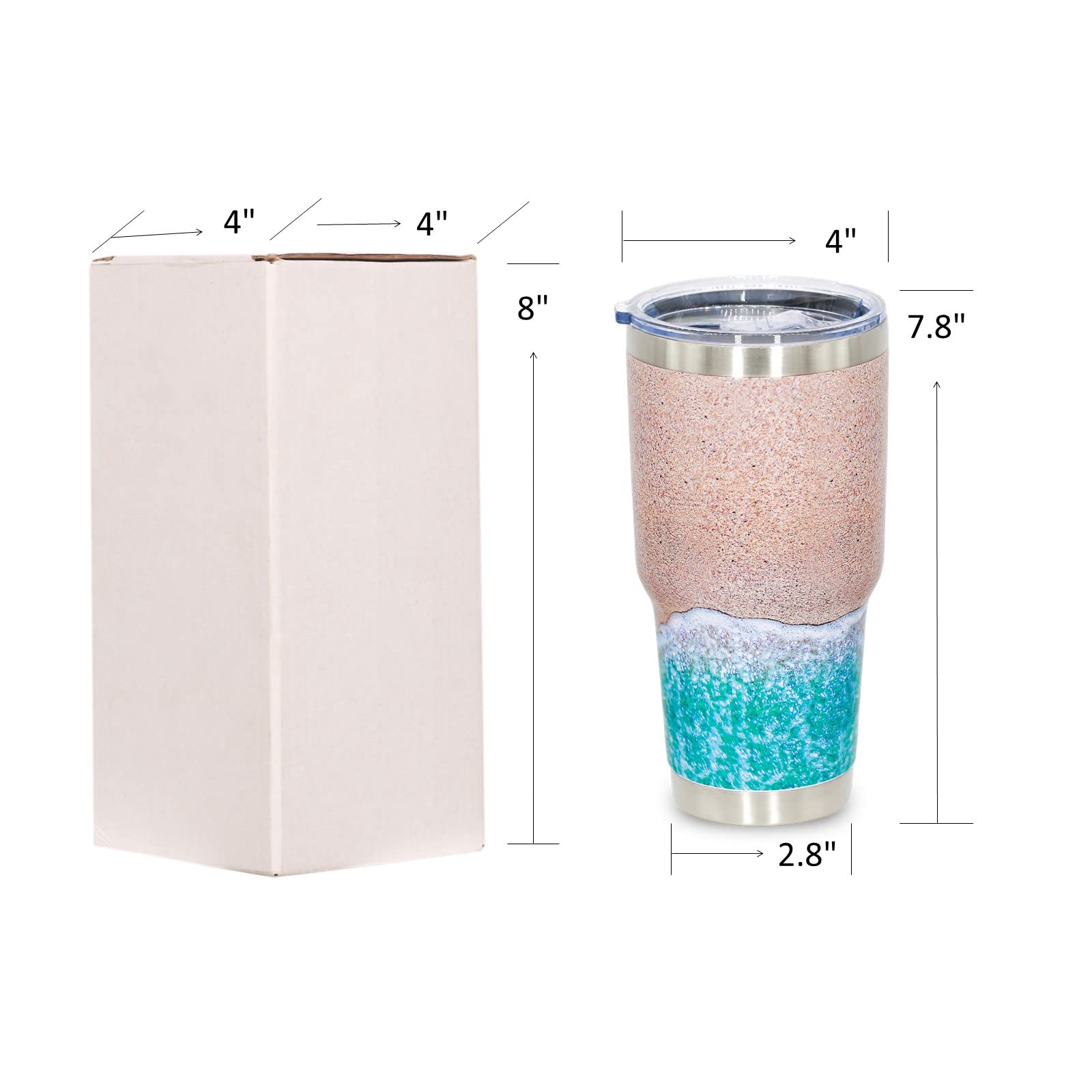 Tumbler JIU HONG CHAO compatible con portavasos estándar para coche.
