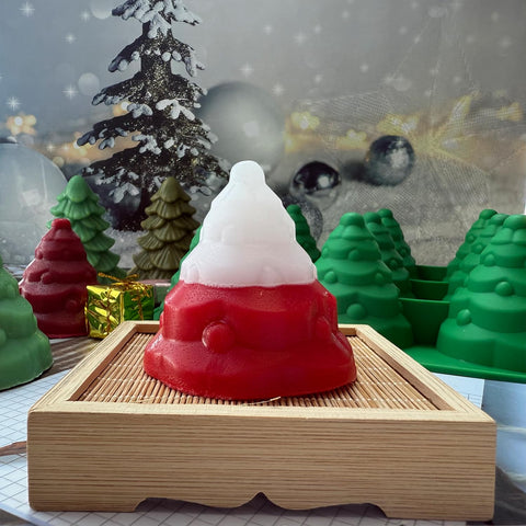 Molde JJzxwish árbol Navidad silicona para gelatina con formas precisas