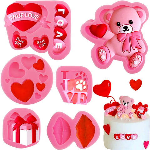 JJzxwish molde fondant oso para decoraciones tiernas en tartas