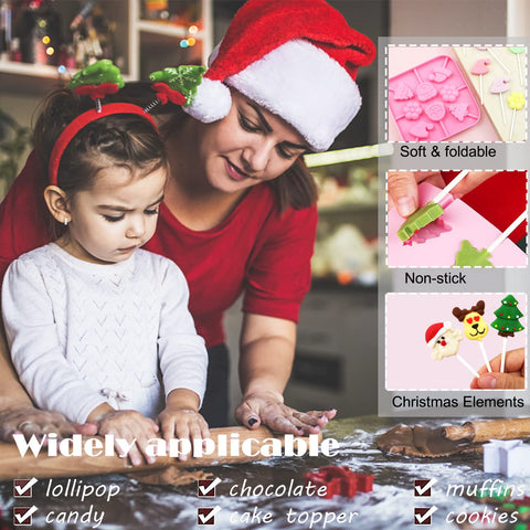 Moldes JJzxwish para piruletas oso y flor, formas tiernas para repostería.