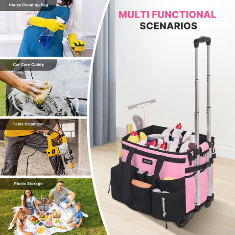 JKAOO sistema MOLLE y bolsillos elásticos para almacenamiento personalizado.