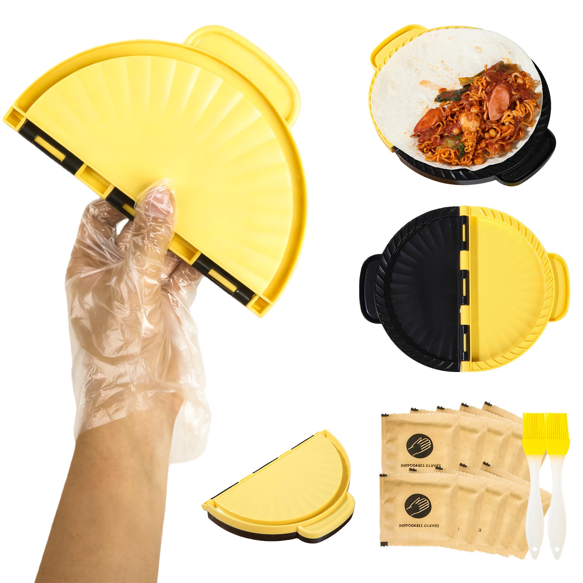 Jkooewm Sellador de tortilla con diseño compacto para uso rápido en la cocina.