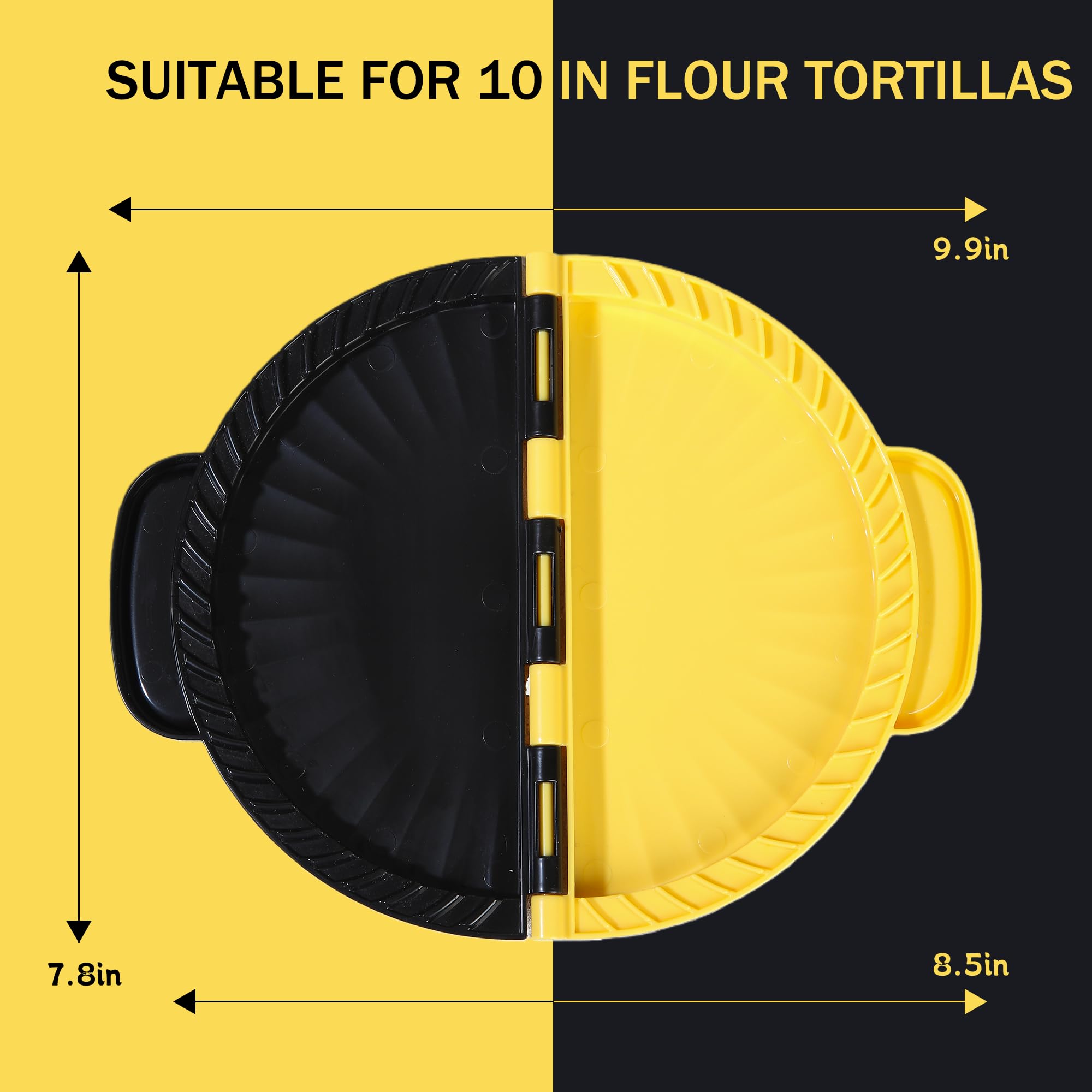 Jkooewm Sellador de tortilla libre de BPA para comidas seguras.
