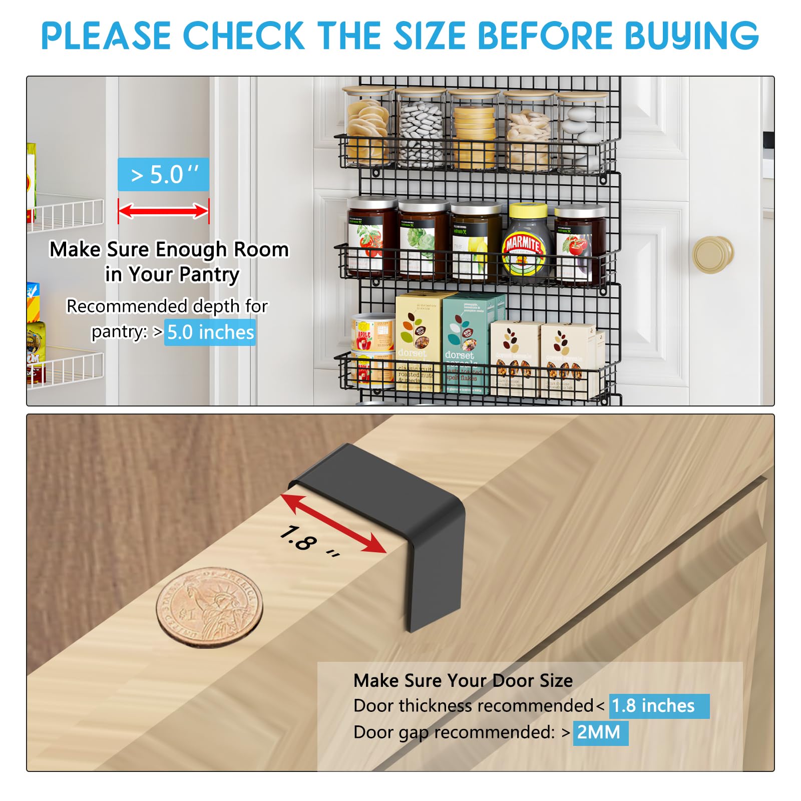 JKsmart acceso rápido a especias en despensa, organización eficiente para recetas.