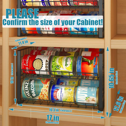 Capacidad para 62 latas, JKsmart para despensa organizada.