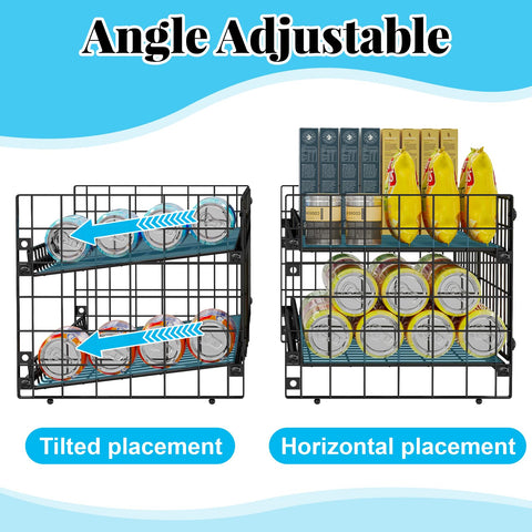 JKsmart estante para latas ajustable en ángulo para uso cómodo