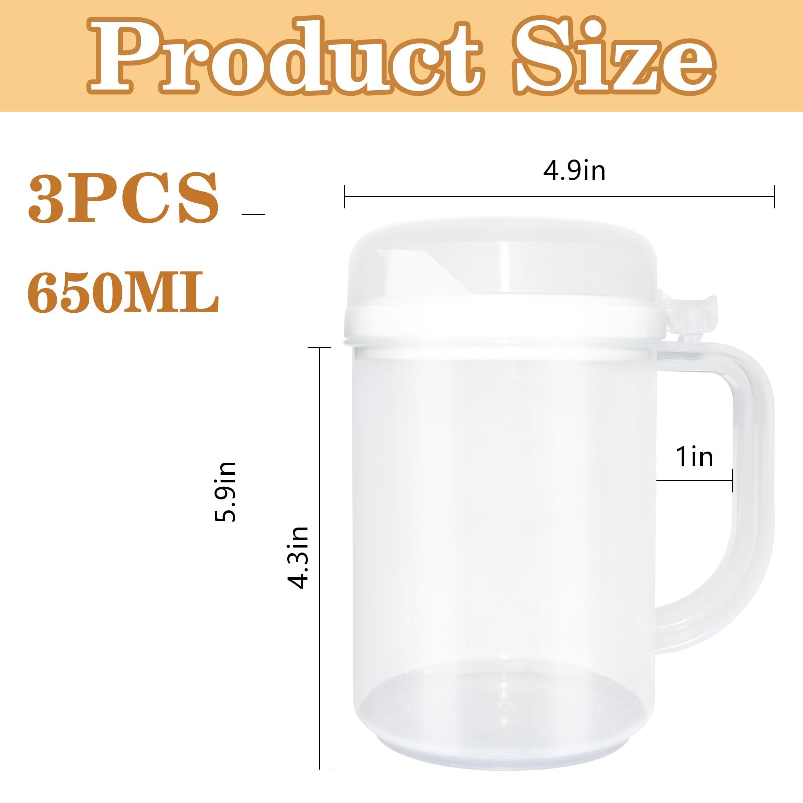 JLXCCHZJ jarras mini 650ml con tapa y mango ergonómico para manos pequeñas