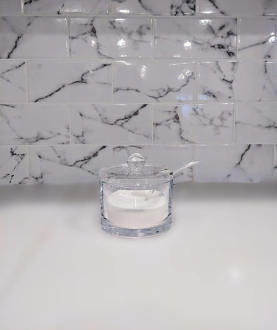 J&M DESIGN Contenedor de azúcar acrílico, diseño elegante para mostrador.