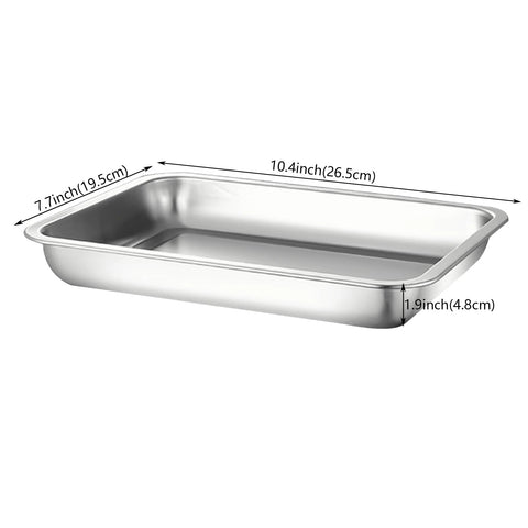 Bandejas JMUSTTBO para marinar tres piezas, ideales para carnes y aves