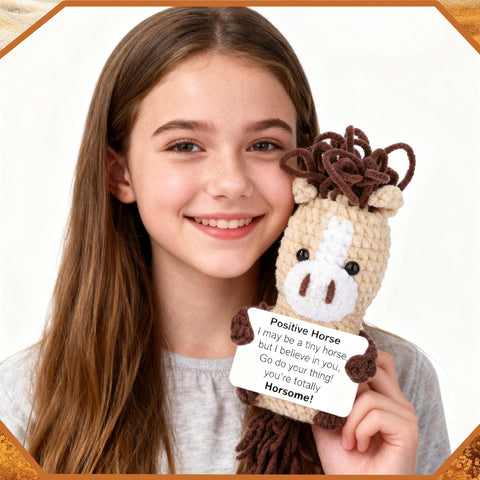 Bolso de lona JMTMBR con diseño de caballo, ideal para uso diario.