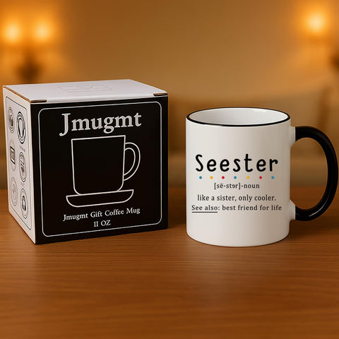 Regalo significativo con taza Jmugmt para crear recuerdos.