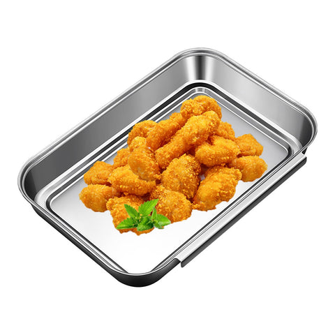 JMUSTTBO bandejas horno aptas: horneado uniforme y versatilidad para recetas.