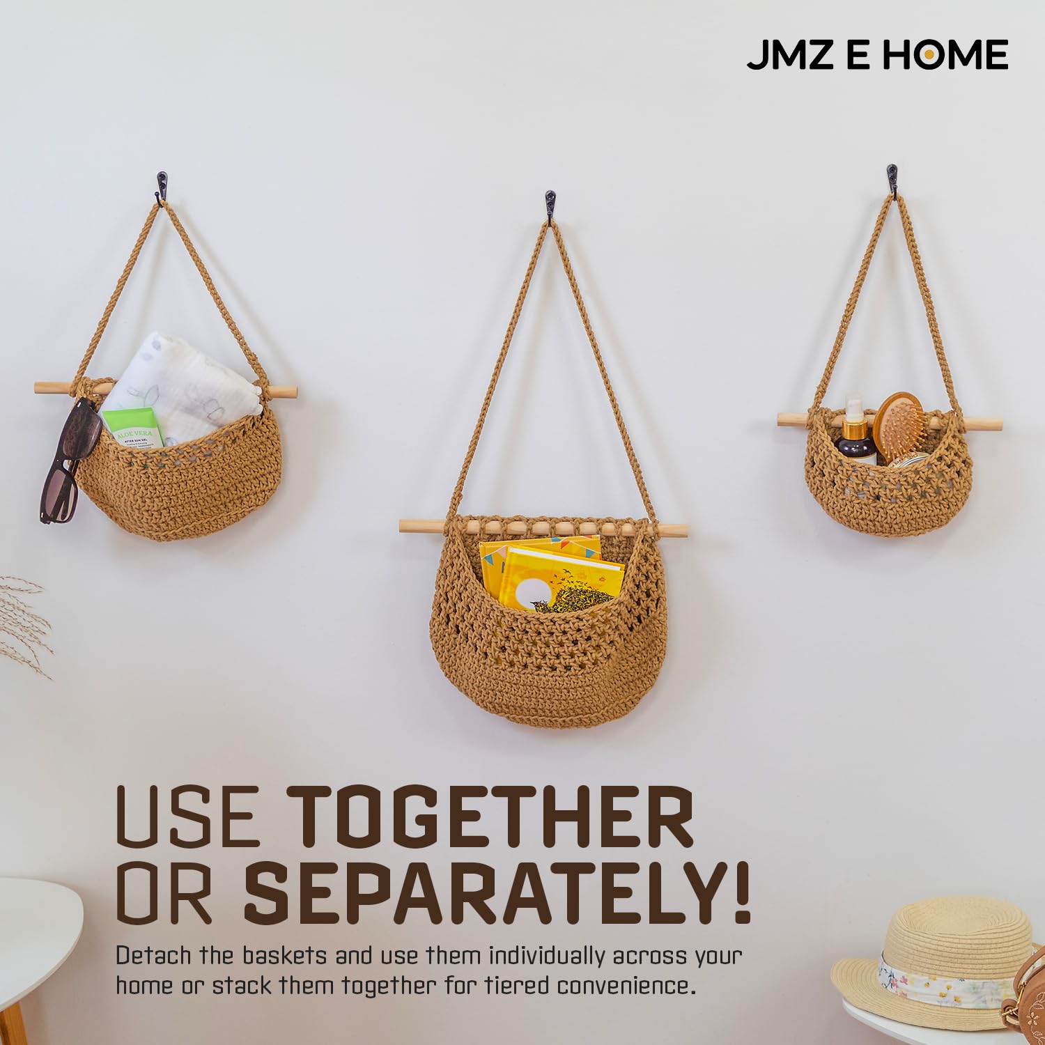 JMZ E Home cesta-frutas capacidad 10 libras, ideal para cocina.