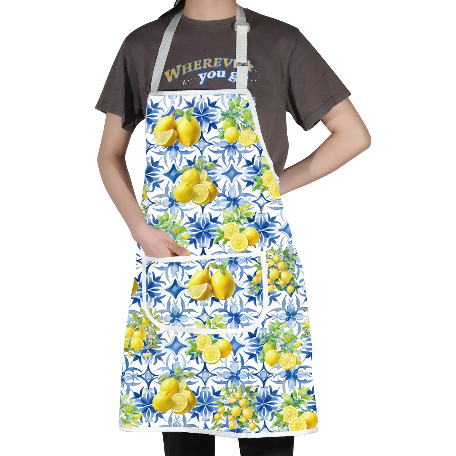 Delantal JNIAP con diseño italiano clásico, perfecto como regalo.
