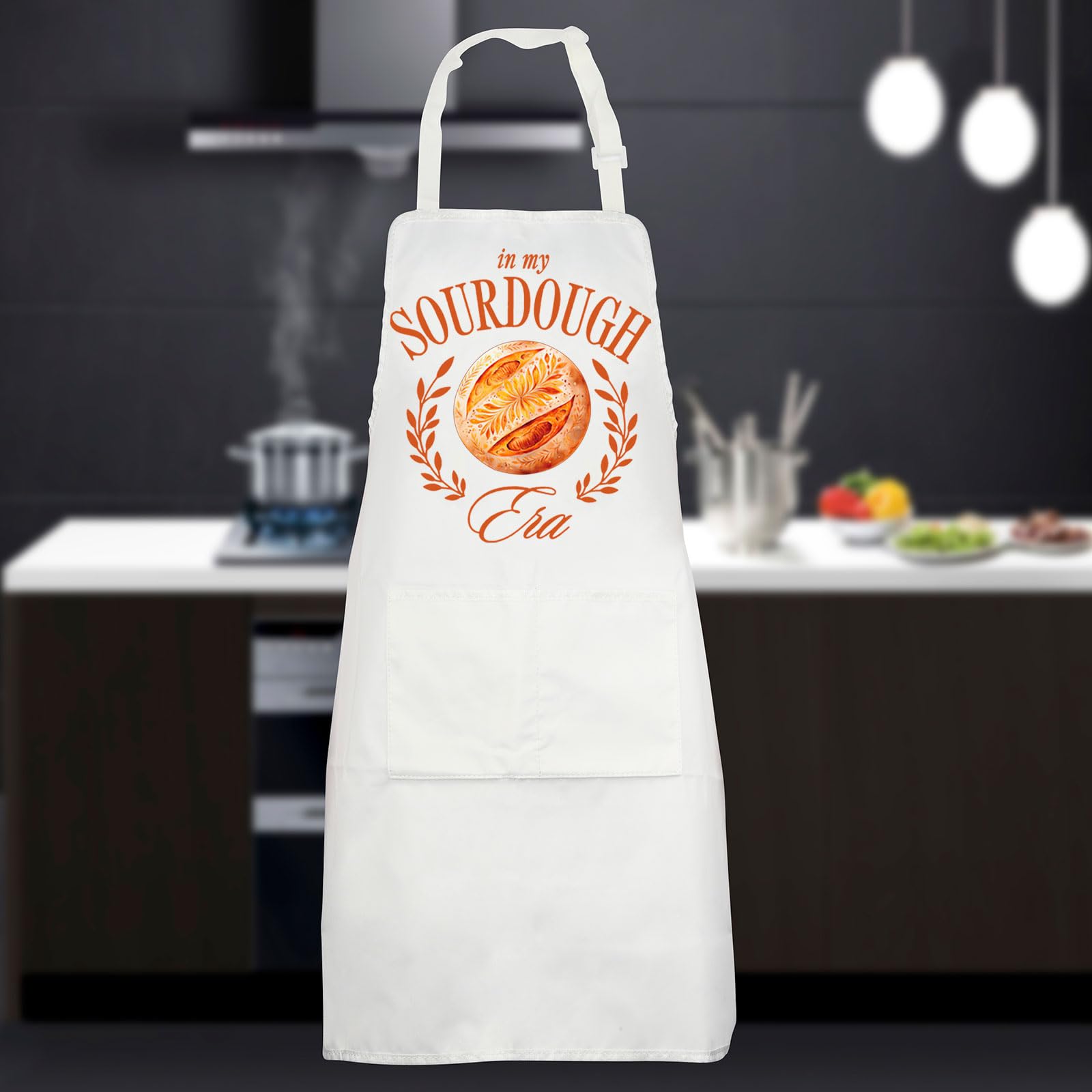 Delantal JNIAP Era Masa Madre, uso múltiple para barbacoa o cocina diaria.