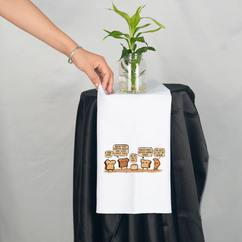 Toalla JNIAP para amantes del pan: diseño único que anima la cocina.