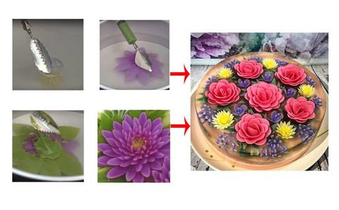 Acero inoxidable y plástico de calidad para uso repetido en repostería