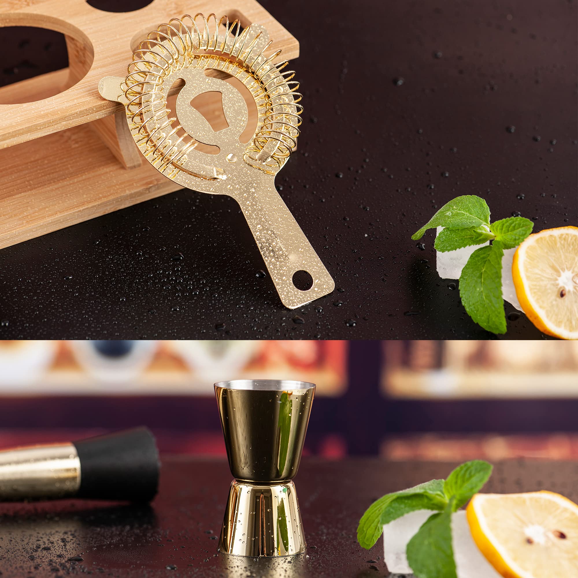 JNWINOG vertidores de licor oro para dosar bebidas con facilidad