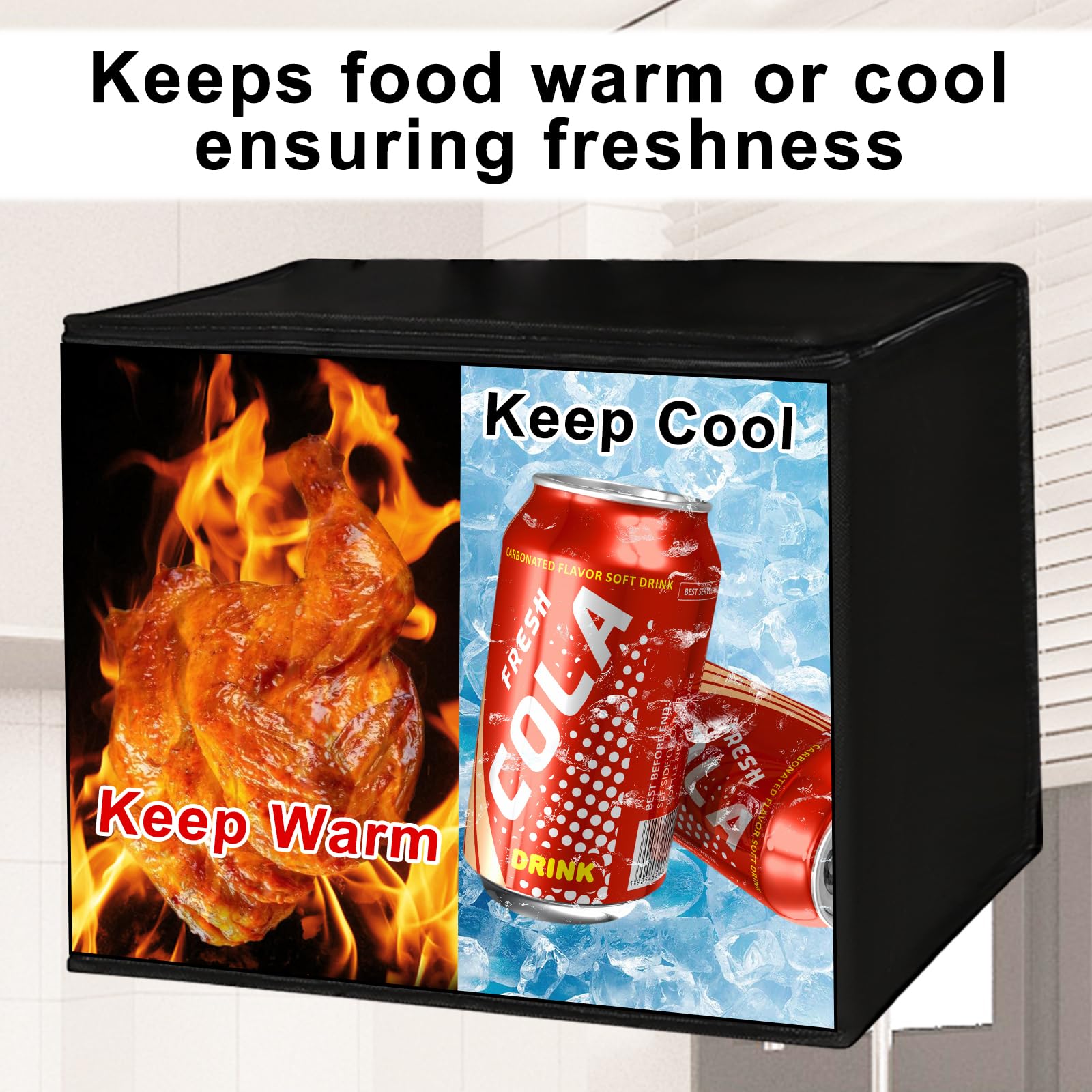 Bolsas JNYONG para conservar temperatura durante traslado.