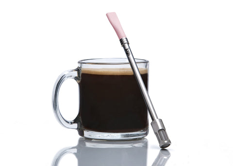 JoGo café y té portátil en acero inoxidable para un sabor robusto en cualquier taza.