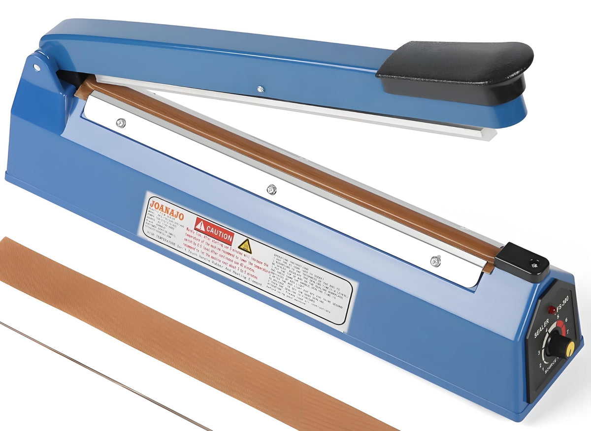 JOANAJO Impulse Sealer 16 pulgadas, frente sellando bolsa para conservar frescura