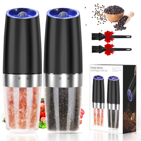 Molinillo automático de JobKIM& Gravity para uso con una mano en la cocina.