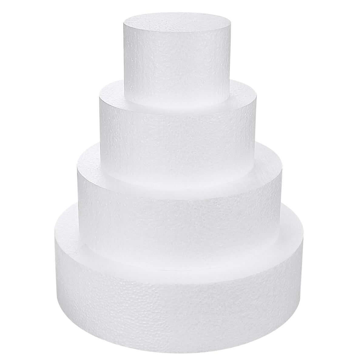 JOBVERT maniquíes de pastel 4 niveles: práctica de decoración sin pasteles reales.