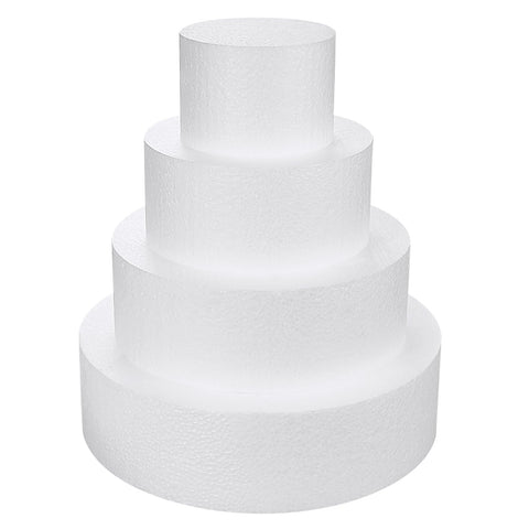 JOBVERT maniquíes de pastel 4 niveles: práctica de decoración sin pasteles reales.