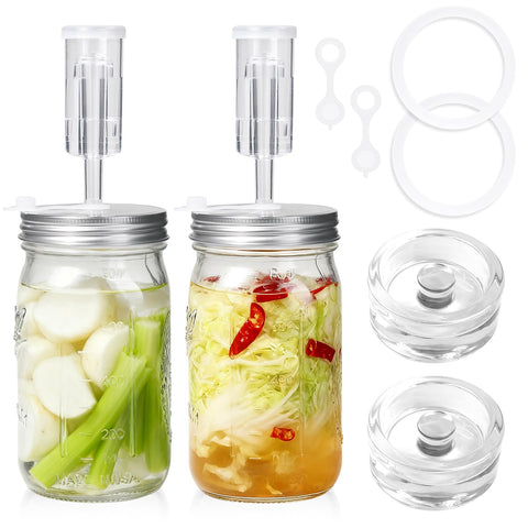 La JOBVERT jarras fermentación 32oz para encurtidos en casa.