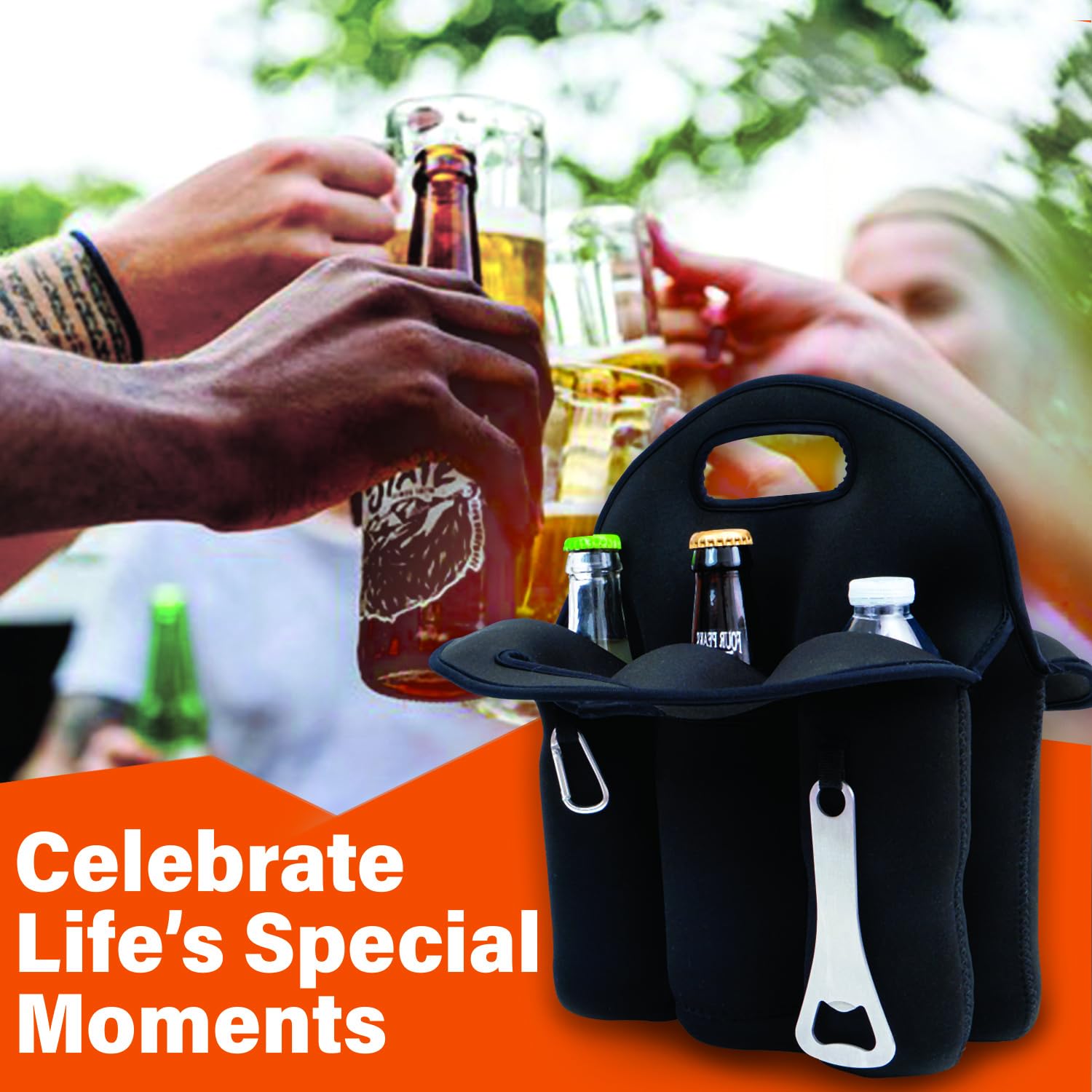 Joe Bottle neopreno aislante mantiene bebidas a buena temperatura.