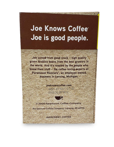 Joe Knows Coffee, café oscuro y sedoso para iniciar la jornada