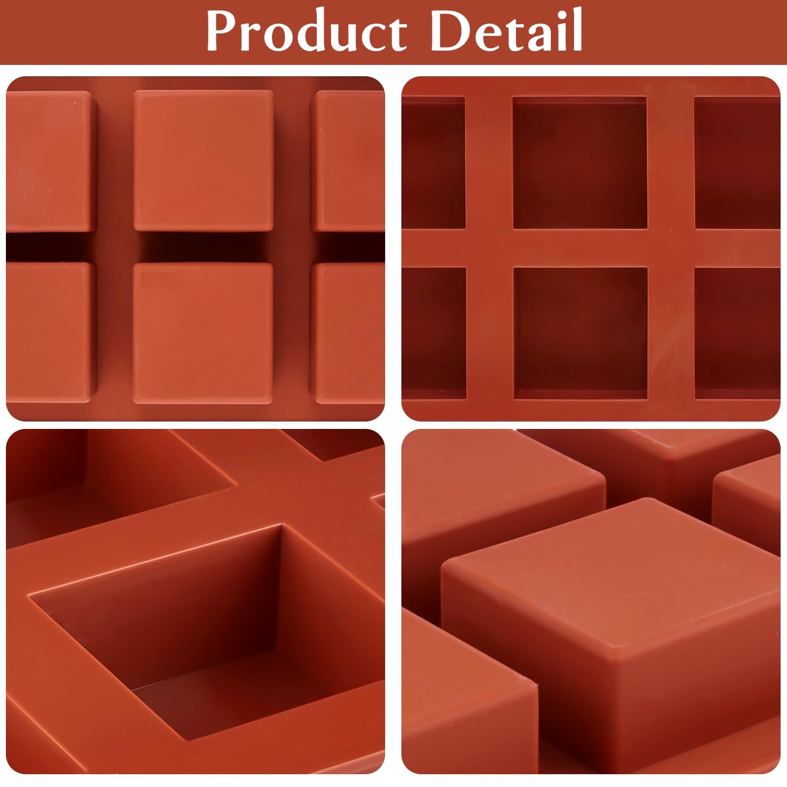 JOERSH molde de silicona resistente, apto para horno, microondas y congelador