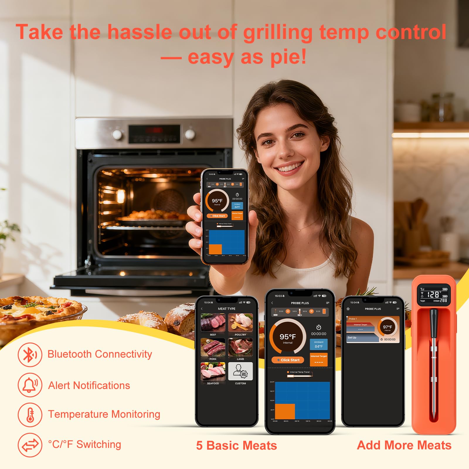 Aplicación Joeuao para control de temperatura, alertas y recetas