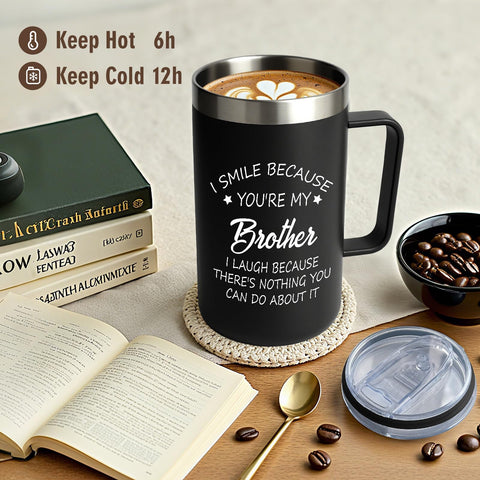 Regalo de hermana Jogskeor, taza 20oz con frase dedicada