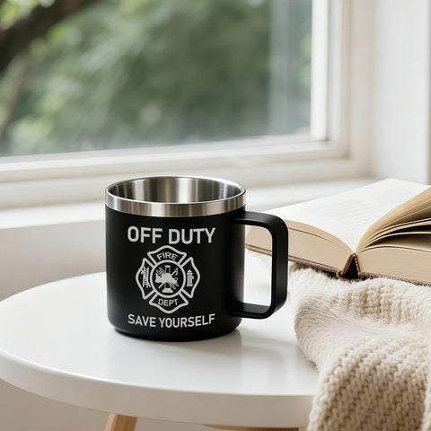 Taza Jogskeor para bombero regalo 14oz ideal para cumpleaños y fiestas.