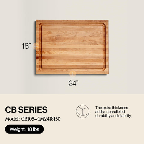 John Boos CB Series tabla con canal de jugos para jugos atrapados