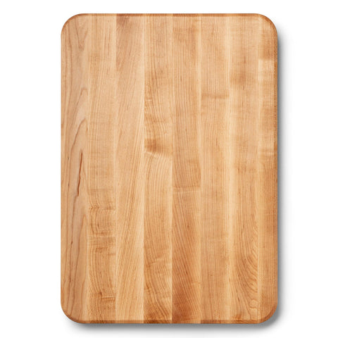 John Boos Chop-N-Slice tabla de arce, superficie lisa para cortar ingredientes con precisión.