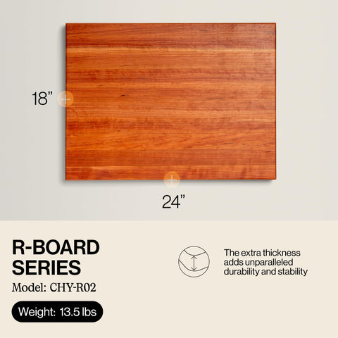 John Boos R-Board Tabla con dos caras reversibles para cortar y servir con facilidad.