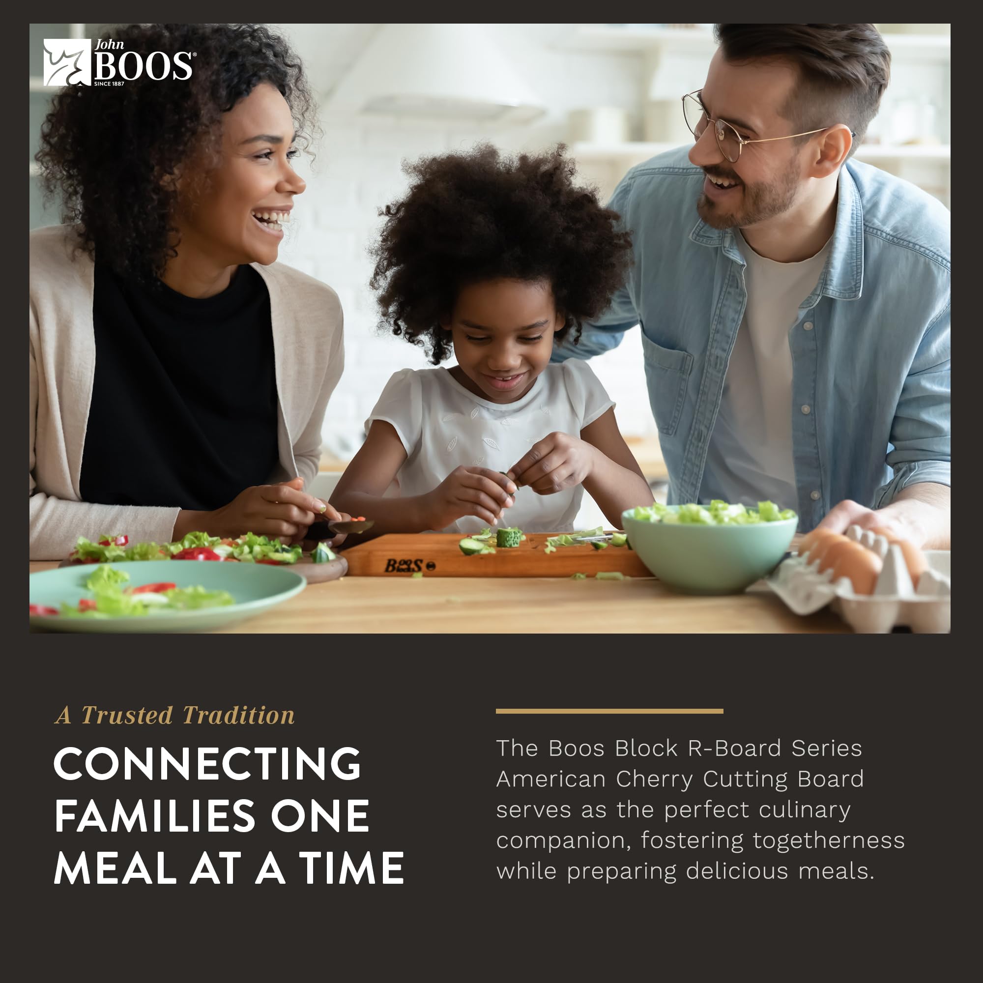 John Boos R-Board peso 13,5 lb para estabilidad en la cocina.