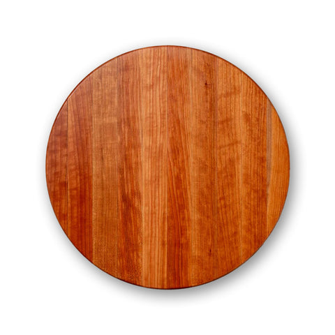 John Boos R-Board: tabla redonda de cerezo 18x18 lista para picar verduras