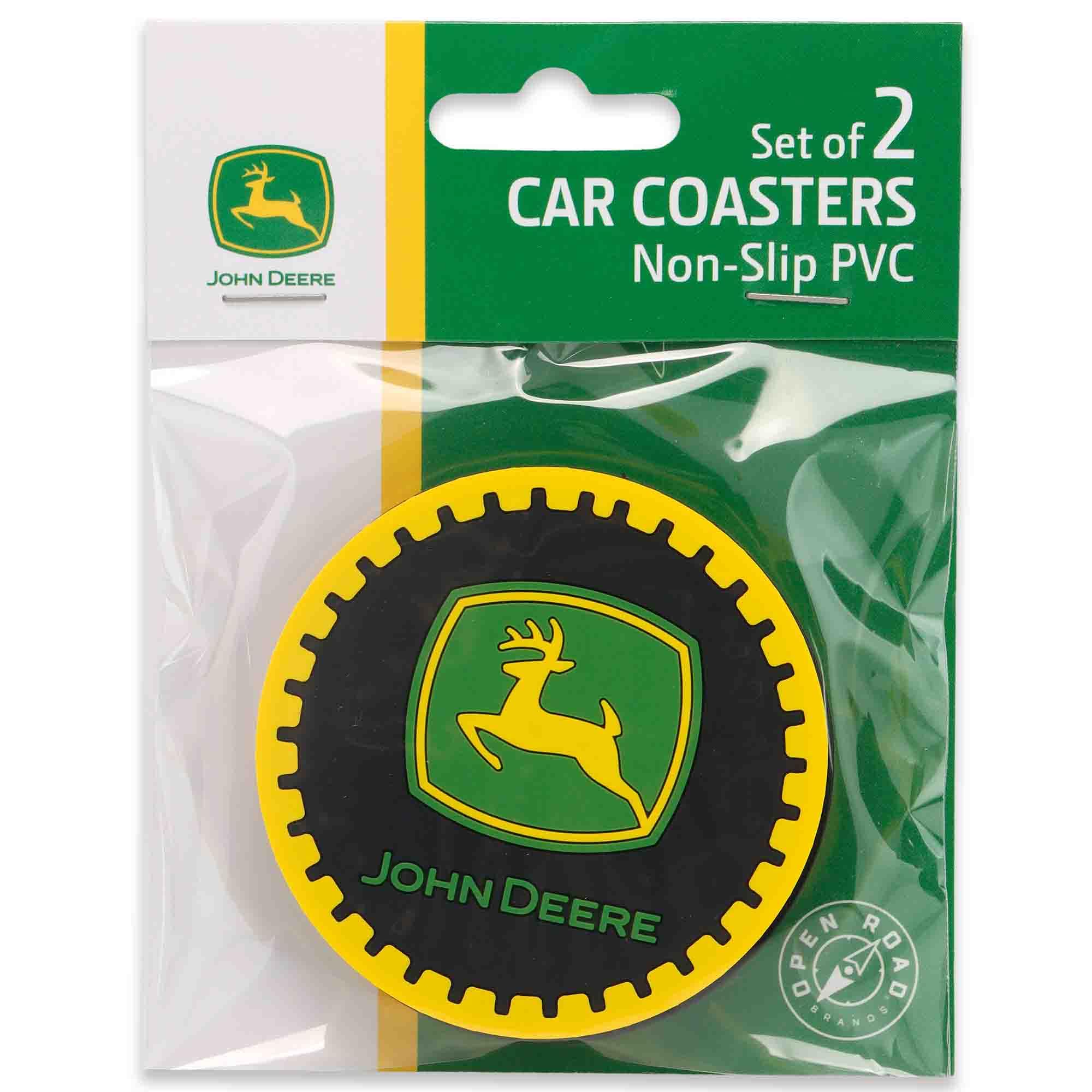 John Deere posavasos coche hecho en EE. UU. para mayor calidad.
