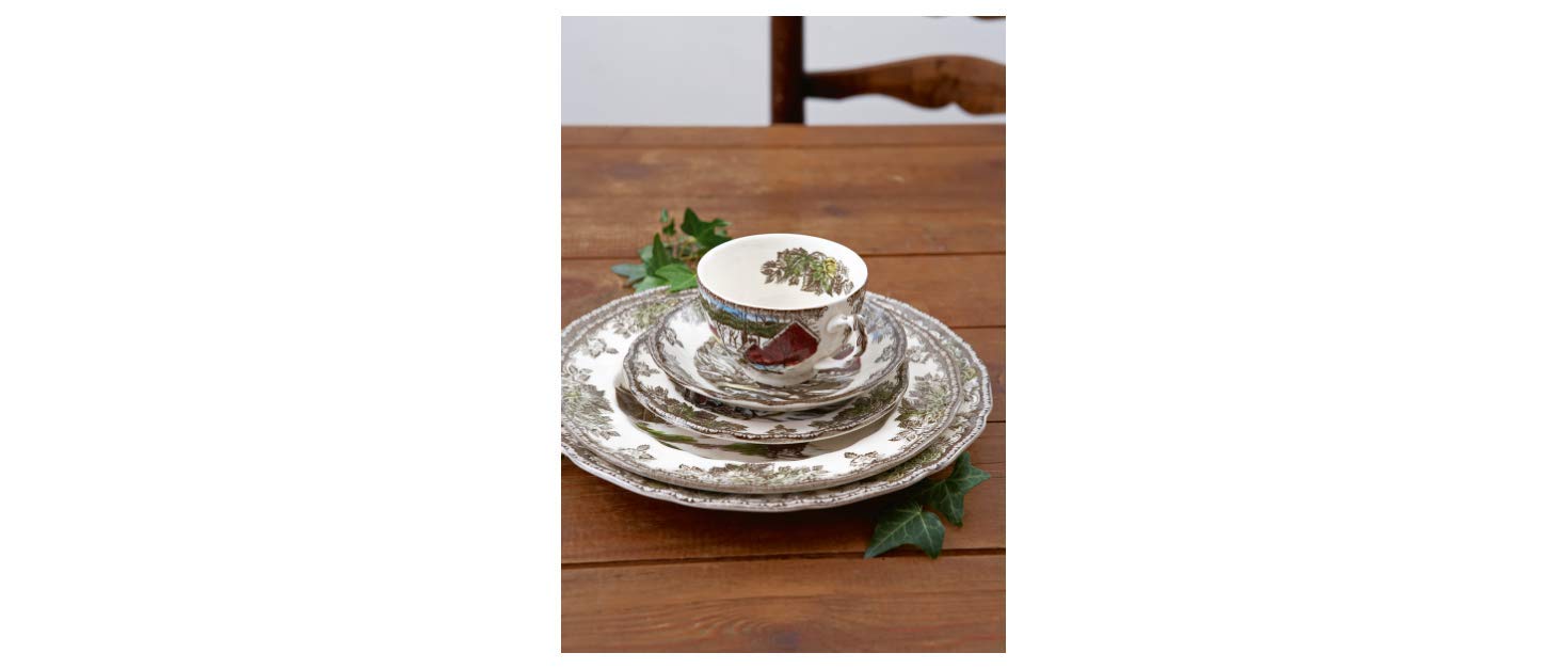 Johnson Brothers Villa Amigable: taza y plato para té diario