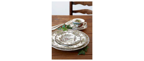 Johnson Brothers Villa Amigable: tazones de sopa con motivos campestres