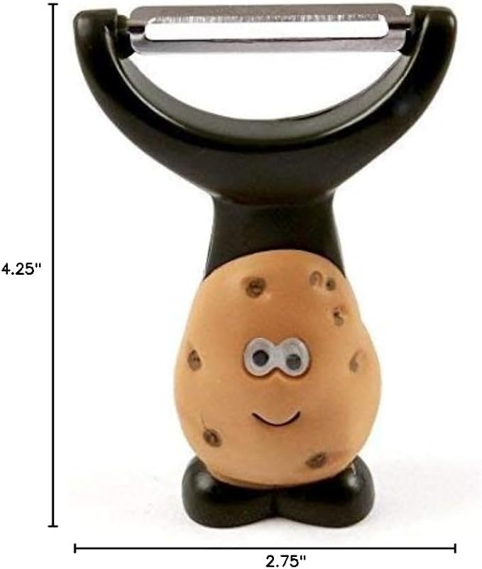 Joie Mr Potato de acero inoxidable ofrece durabilidad y seguridad frente a cuchillos