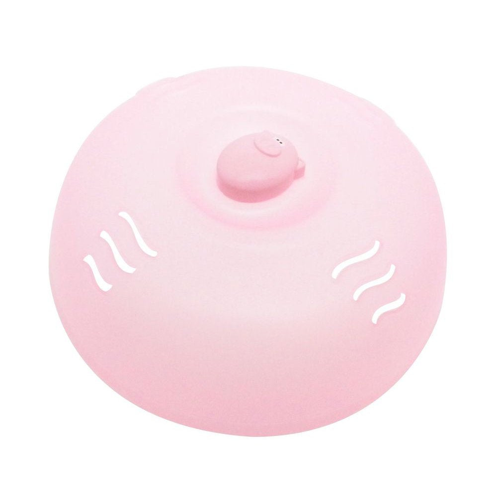 Joie Oink cubre microondas cerdito rosa para evitar salpicaduras y mantener limpio.