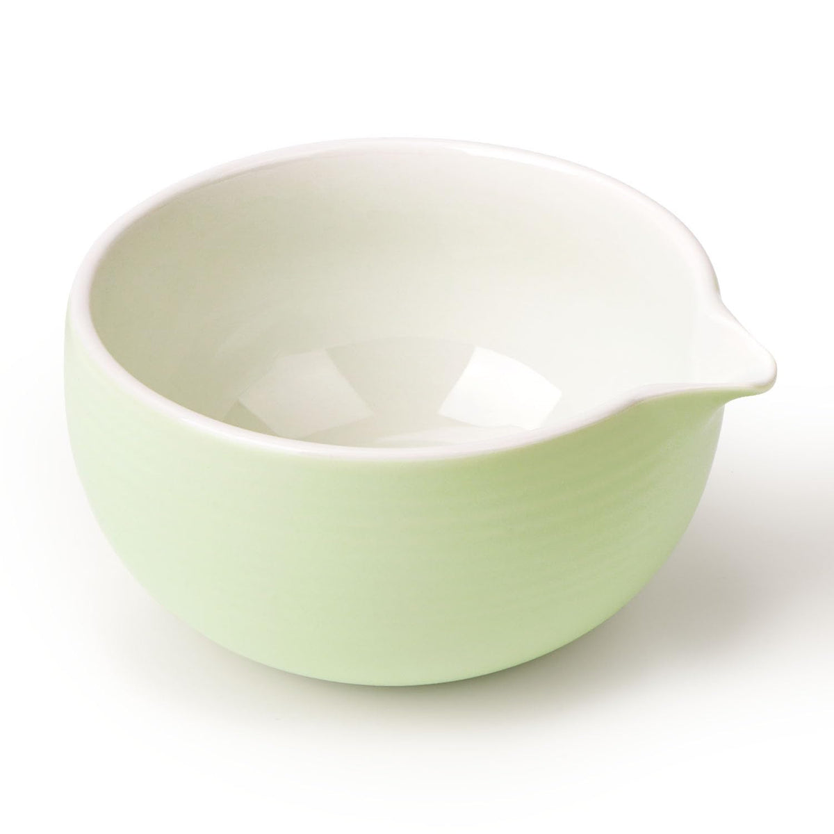 Joiish tazón matcha con boquilla para vertido sin derrames, control preciso