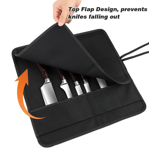 JOINDO diseño con solapa superior para mantener los cuchillos seguros