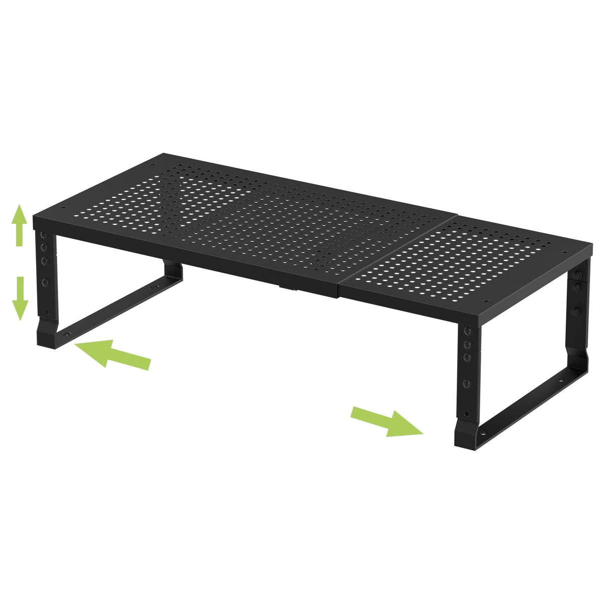 Jojocross organizador cocina expandible muestra estante largo para aprovechar mejor el espacio.
